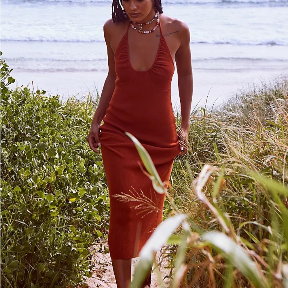 Free People Honey Sweater Midi Dress